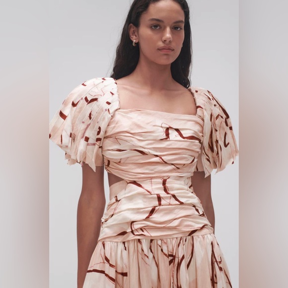 Aje- Marianne Ruched Midi Dress - Picture 4 of 15